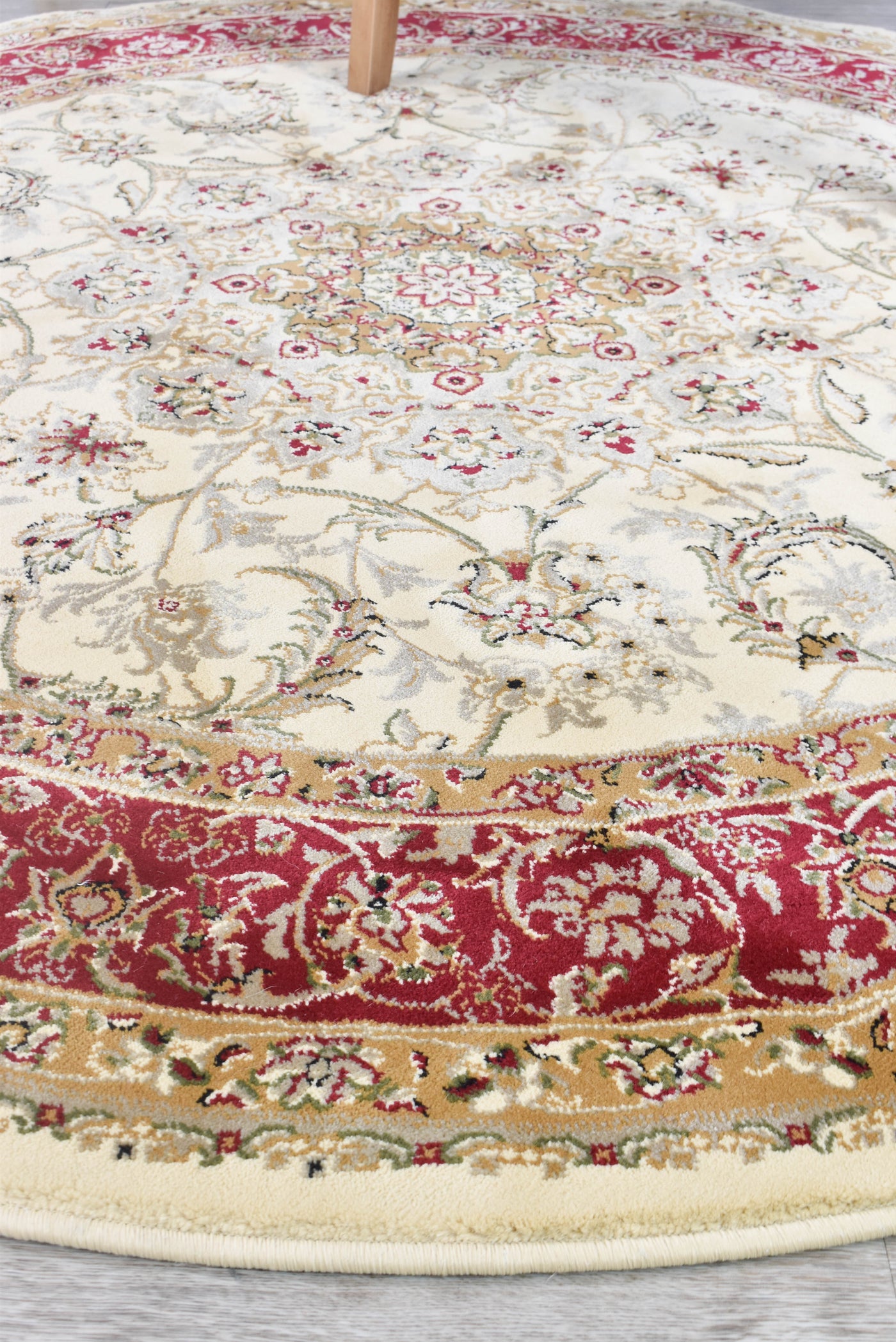 Alice Round 15 Cream Red | Treasures of Turkey