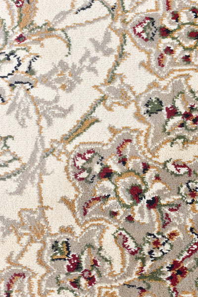 Alice Cream Red Rug | Treasures of Turkey