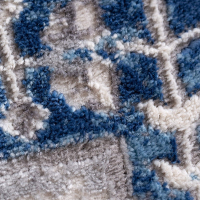 Expressions Navy Blue Oriental Rug