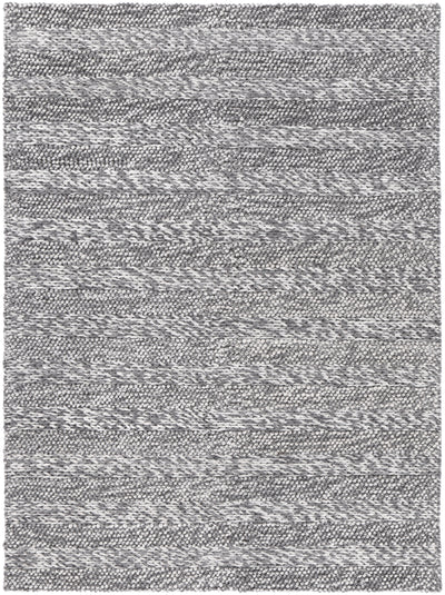 Harlow Ringlets Charcoal Wool Blend Rug