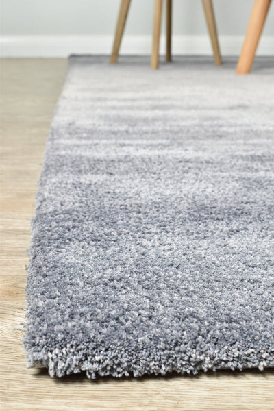 Grey Ombre Shaggy Rug