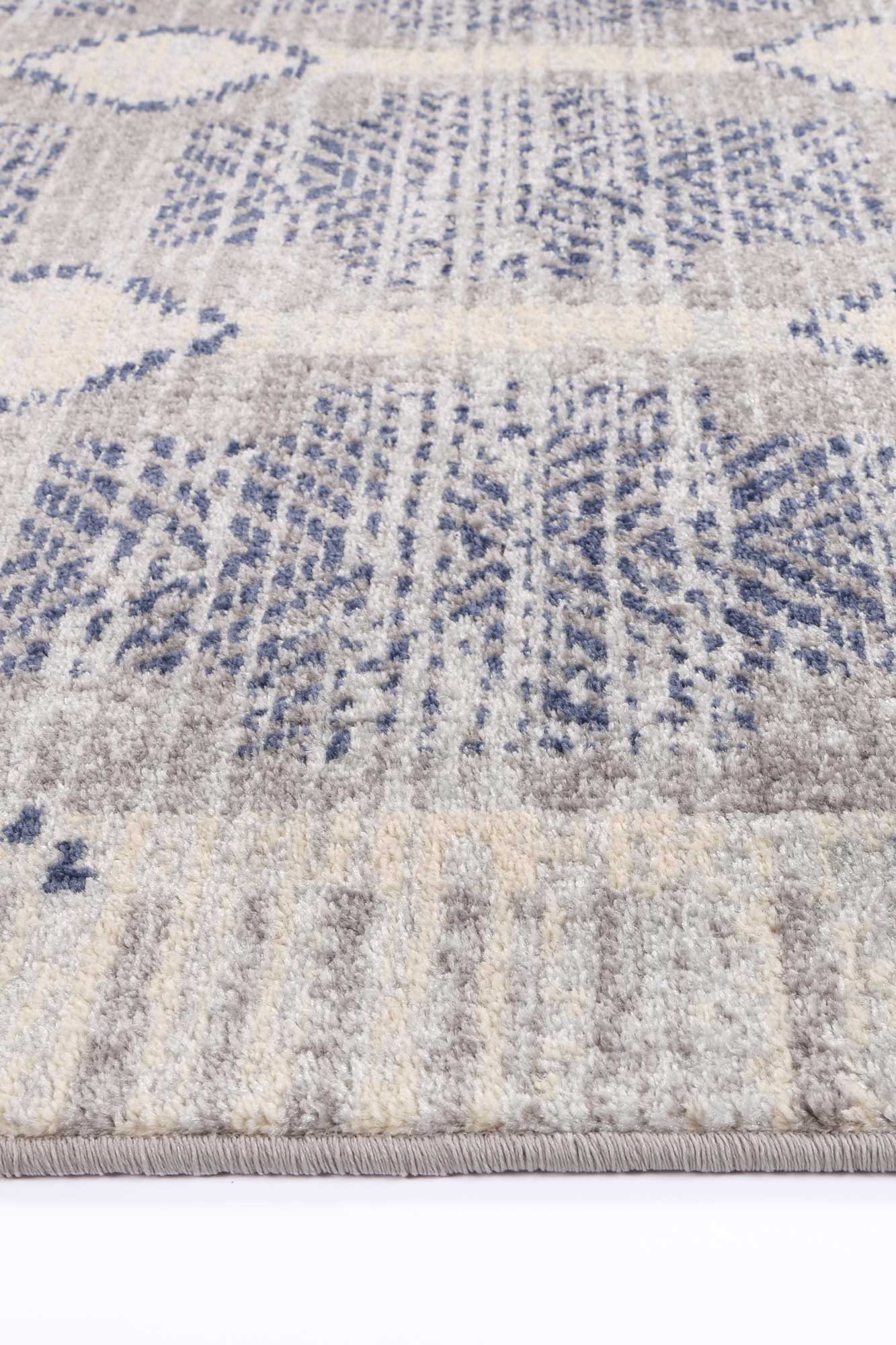 Inca Cuczo Blue Contemporary Rug