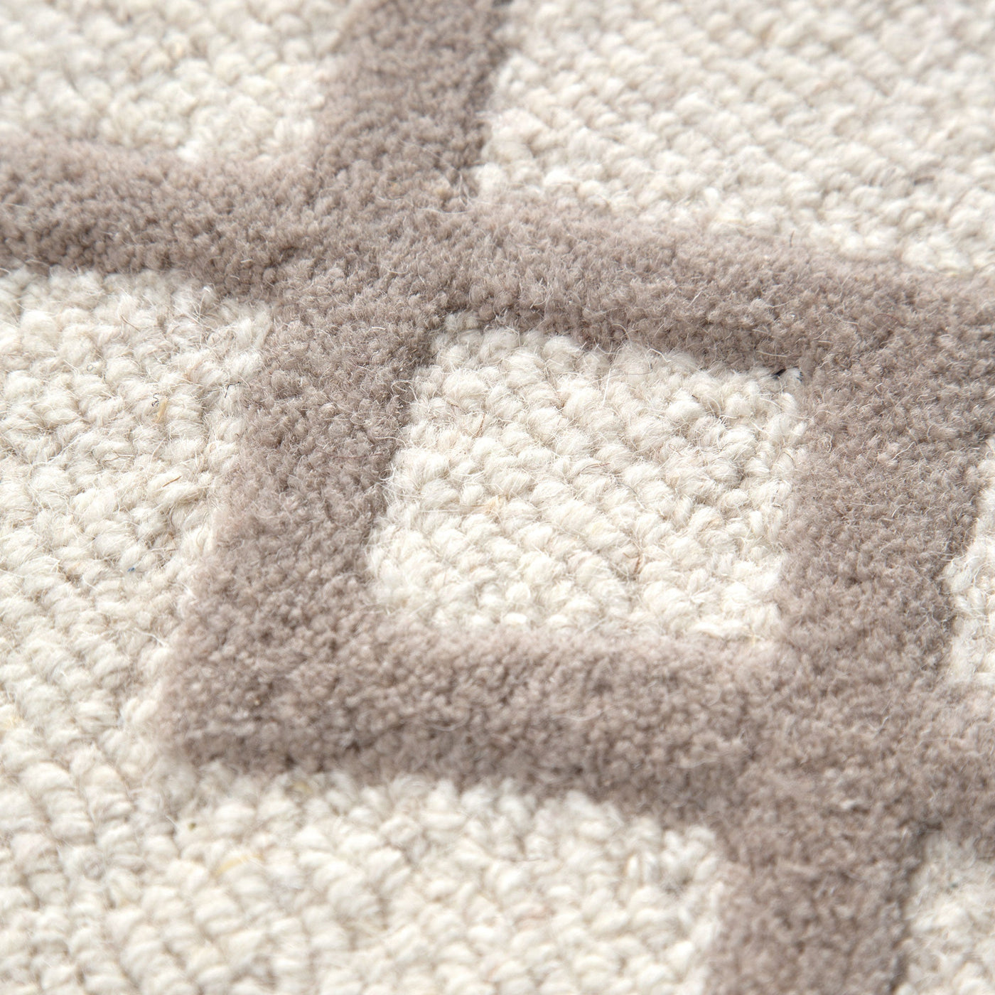 Les Nomades Senso Beige Wool Rug