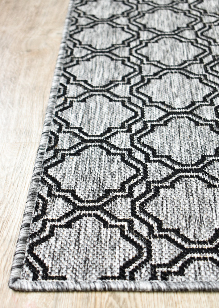 Alaska Runner Grey Rug | Treasures of Turkey