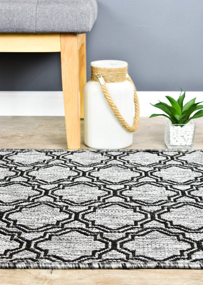 Alaska Runner Grey Rug | Treasures of Turkey