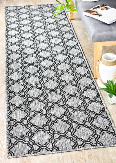 Alaska Runner Grey Rug | Treasures of Turkey