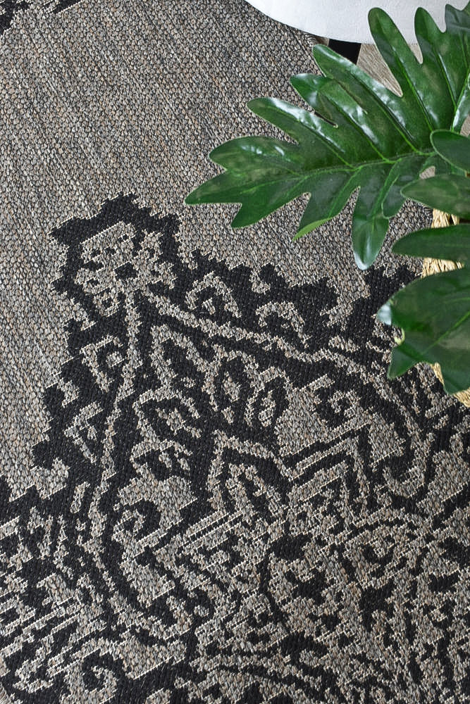 Alaska Brown Black Rug | Treasures of Turkey