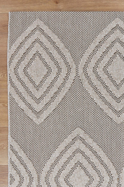 Maldives Modern Indoor/Outdoor Brown Rug (New landed)