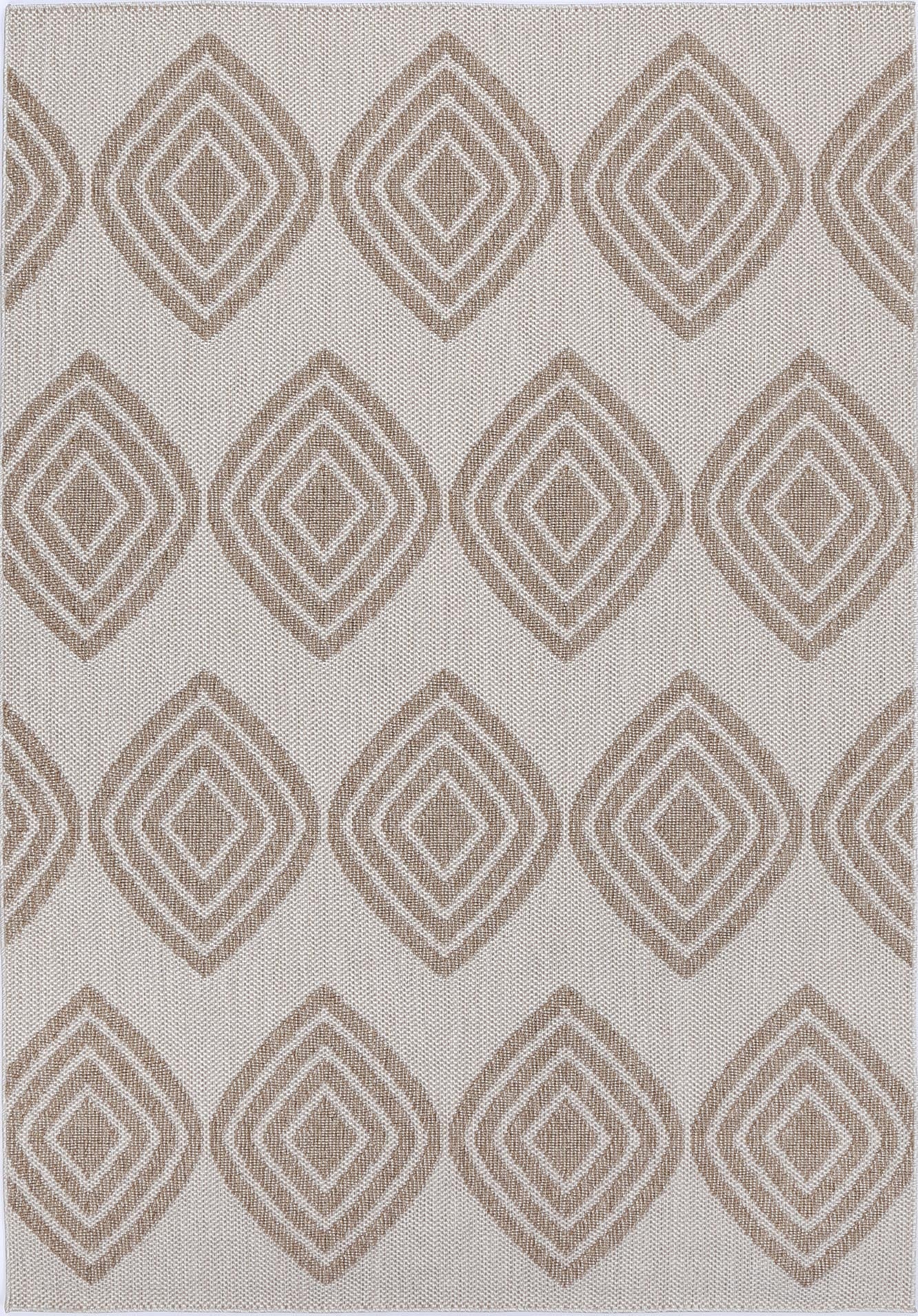 Maldives Modern Indoor/Outdoor Beige Rug (New landed)