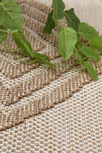 Maldives Modern Indoor/Outdoor Beige Rug (New landed)