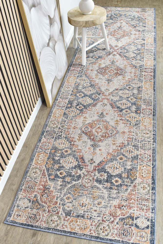 Medina L Grey Runner Rug 0320A