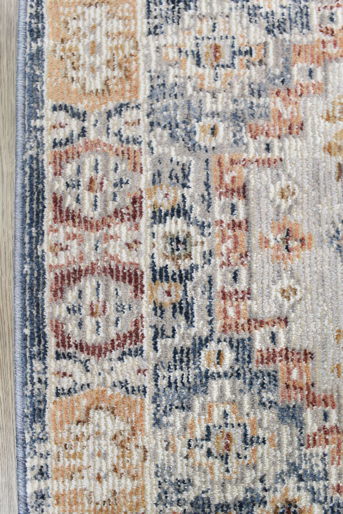 Medina L Grey Runner Rug 0320A