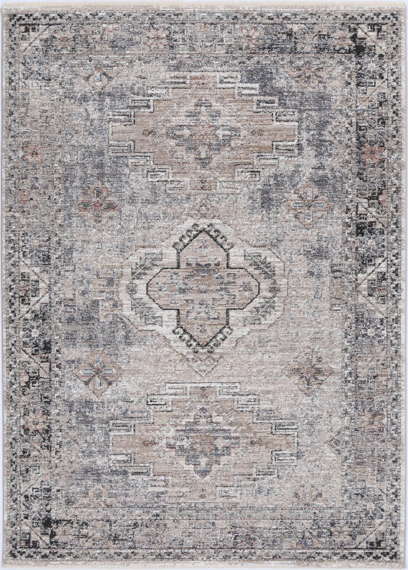 Maryland Derbent Ash Traditional Soft Rug