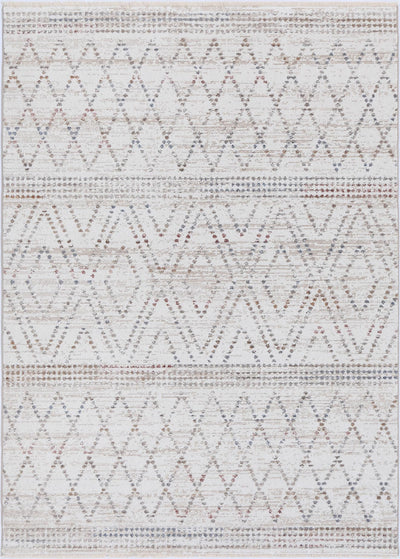 Maryland Tabriz Beige Geometric Soft Rug