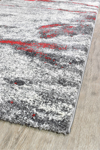 Millard 176 Grey Red Rug