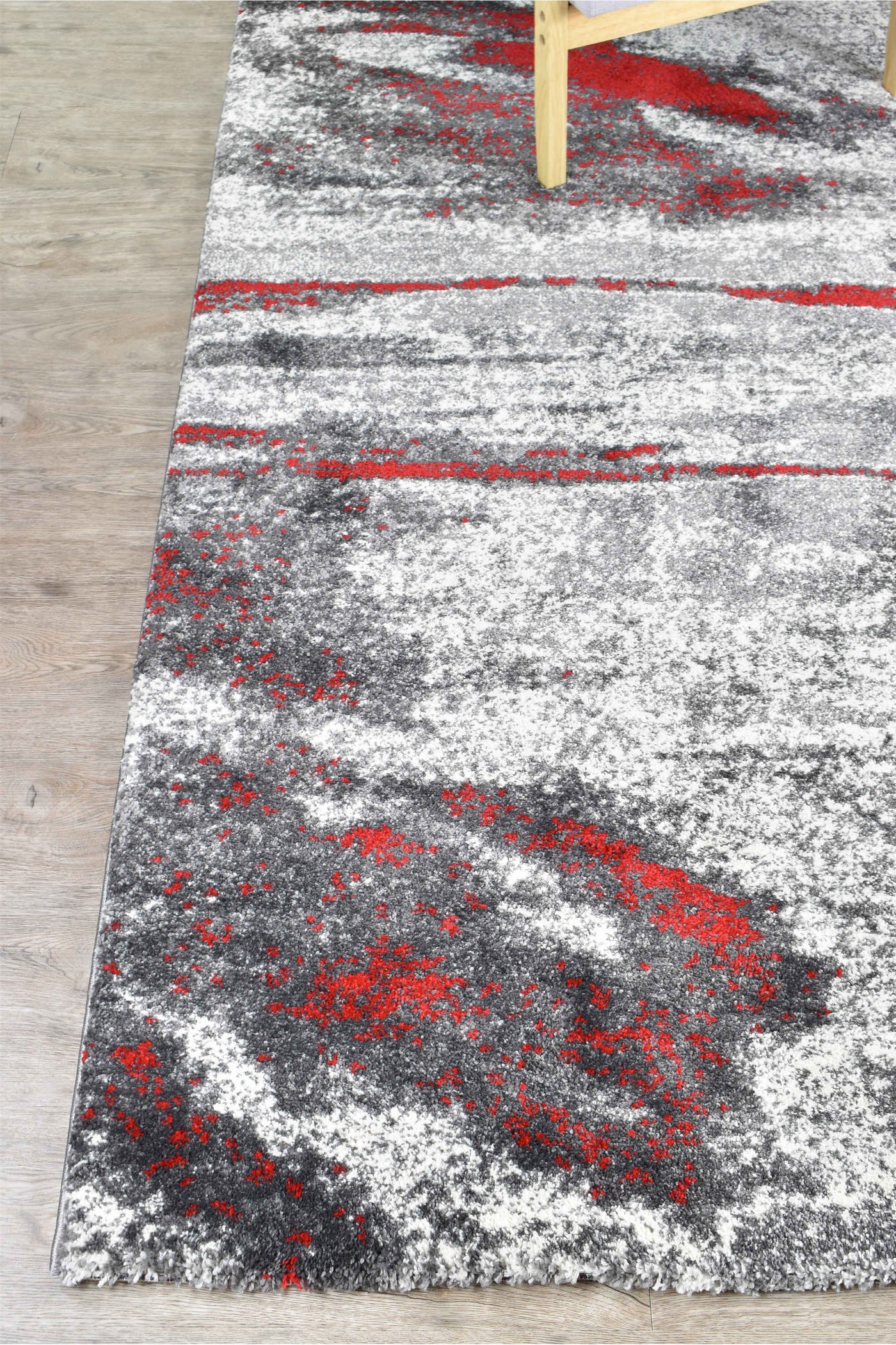 Millard 176 Grey Red Rug