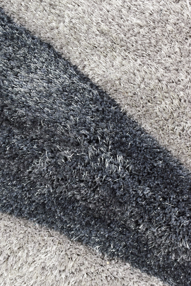 Florida Black Grey Rug 883