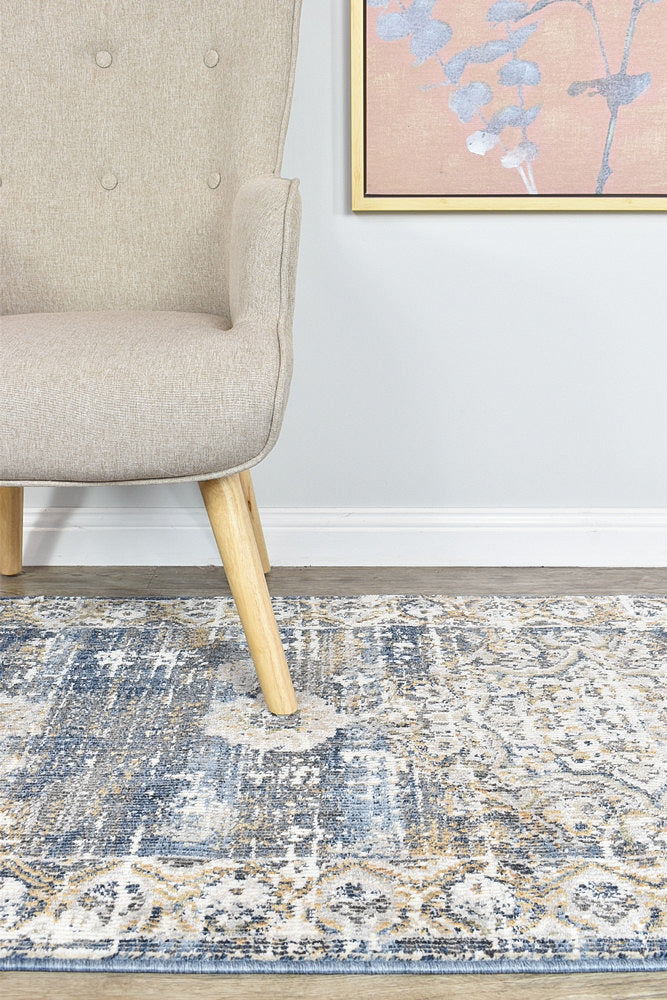 Medina Dark Blue Rug 0318A