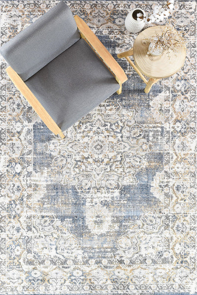 Medina Dark Blue Rug 0318A