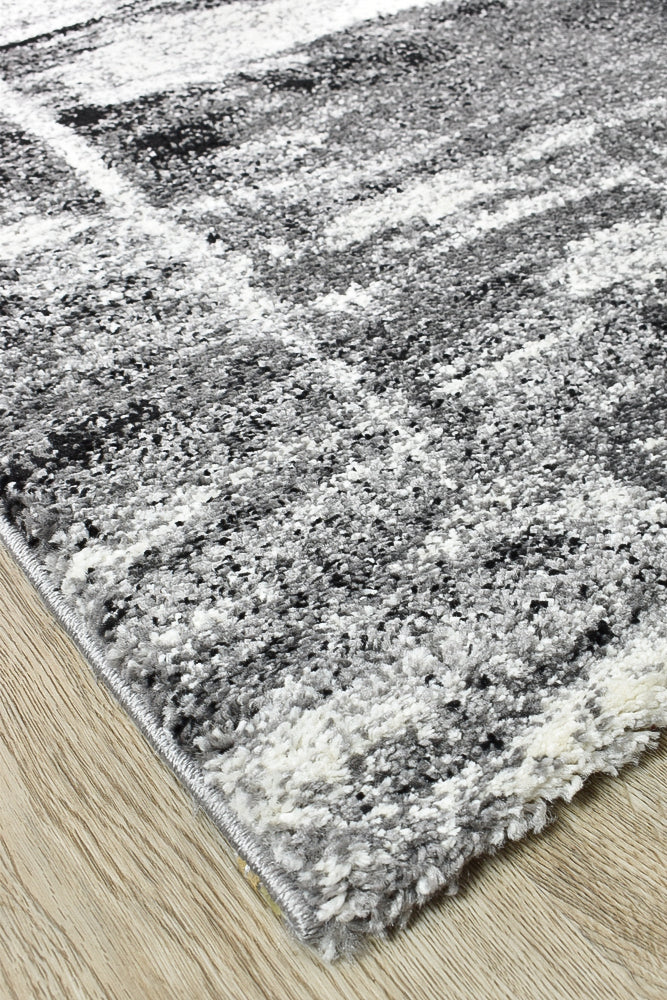 Dahlia 347 Light Grey Dark Grey Runner