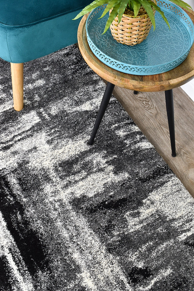 Dahlia 347 Light Grey Dark Grey Runner