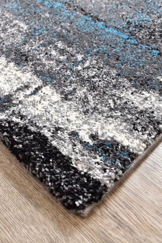 Dahlia 347 Light Grey Turquoise Rug