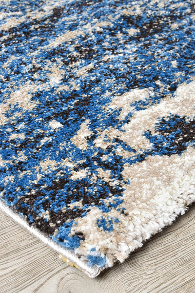 Dahlia 651 White Blue Rug