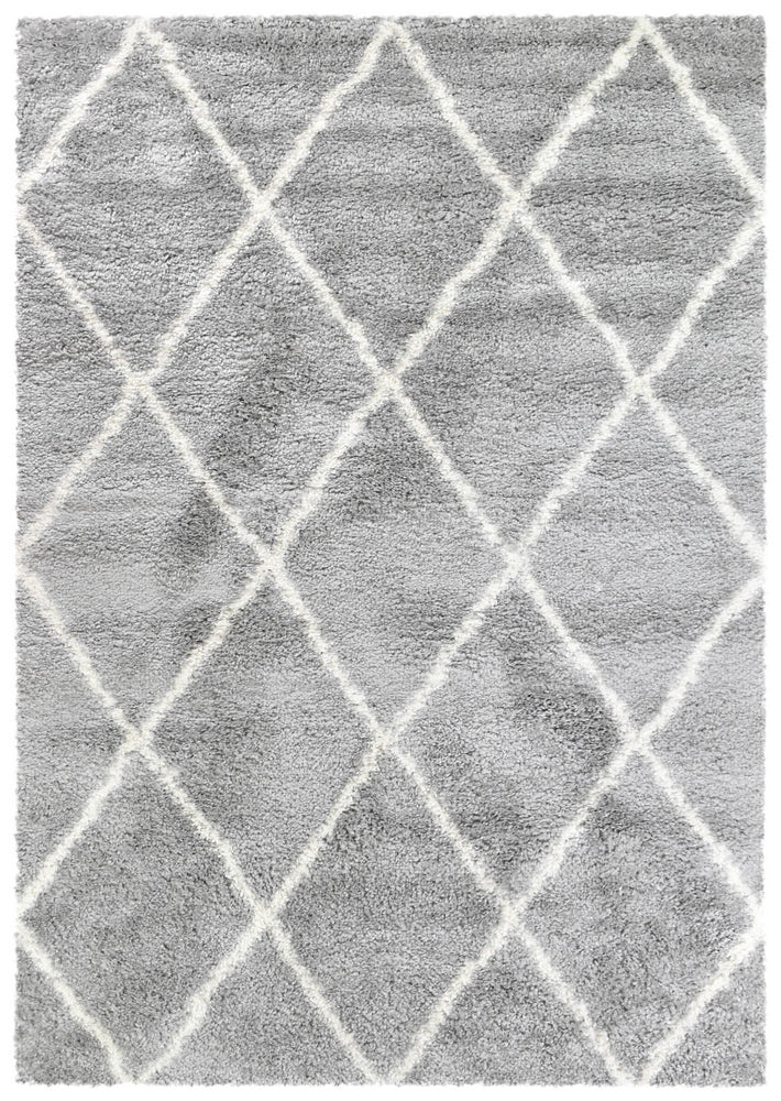 Palermo Shaggy Rug 1562A Grey