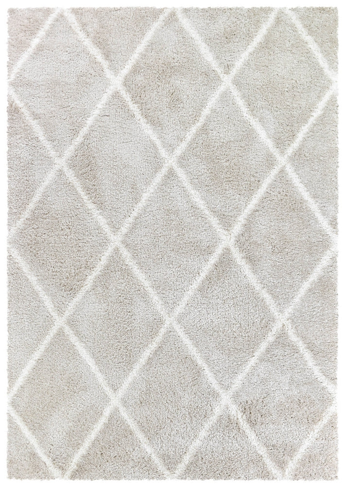 Palermo Shaggy Rug 1562A Cream Beige