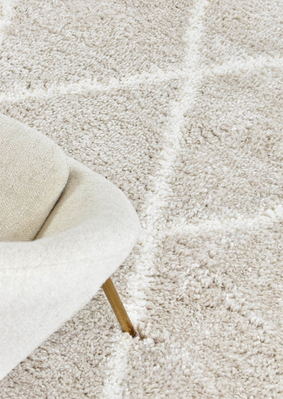 Palermo Shaggy Rug 1562A Cream Beige