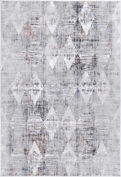 Porto Harlequinn Grey & Multi Geometric Rug