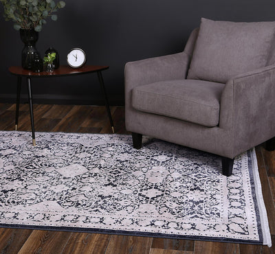 Rapsody Rossini Navy Traditional Rug