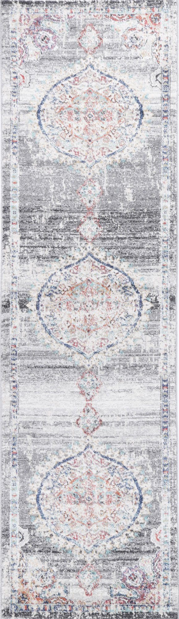 Konya Medalion Transitional Grey Rug Brand Ventures