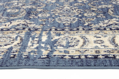 Delilah Distressed Navy Blue Rug Brand Ventures