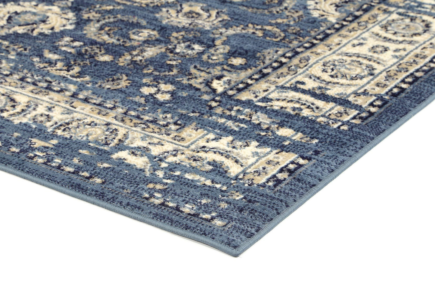 Delilah Distressed Navy Blue Rug Brand Ventures