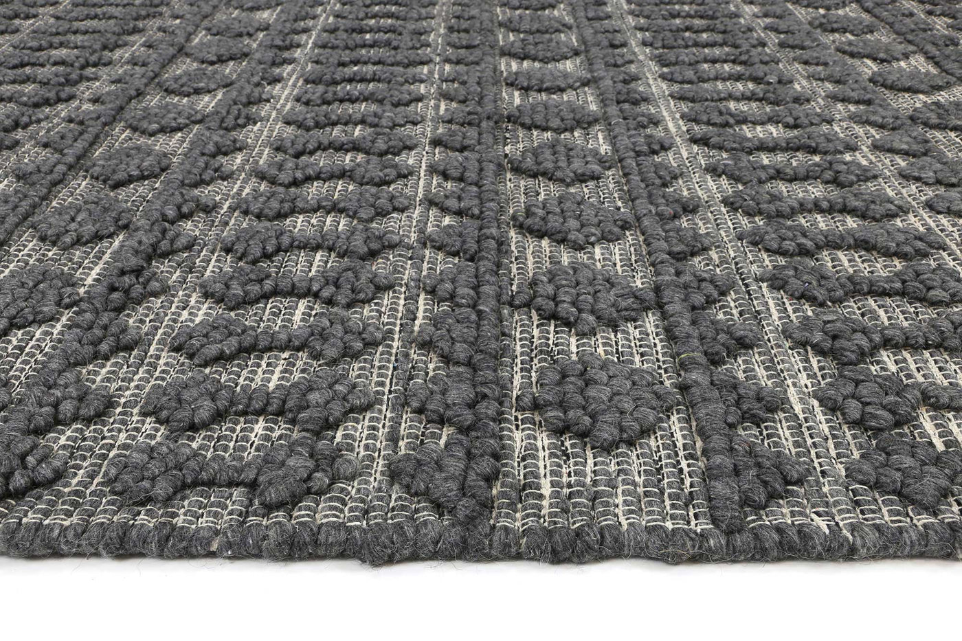 Himadri Neats Grey Contemporary Wool Blend Rug Brand Ventures | Treasures of Turkey