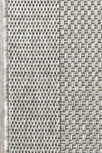 Outdoor Sisal 3900-37 Grey Rug.