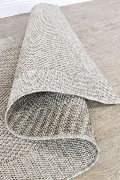 Outdoor Sisal 3900-37 Grey Rug.