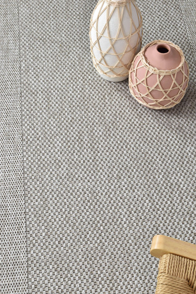 Outdoor Sisal 3900-37 Grey Rug.