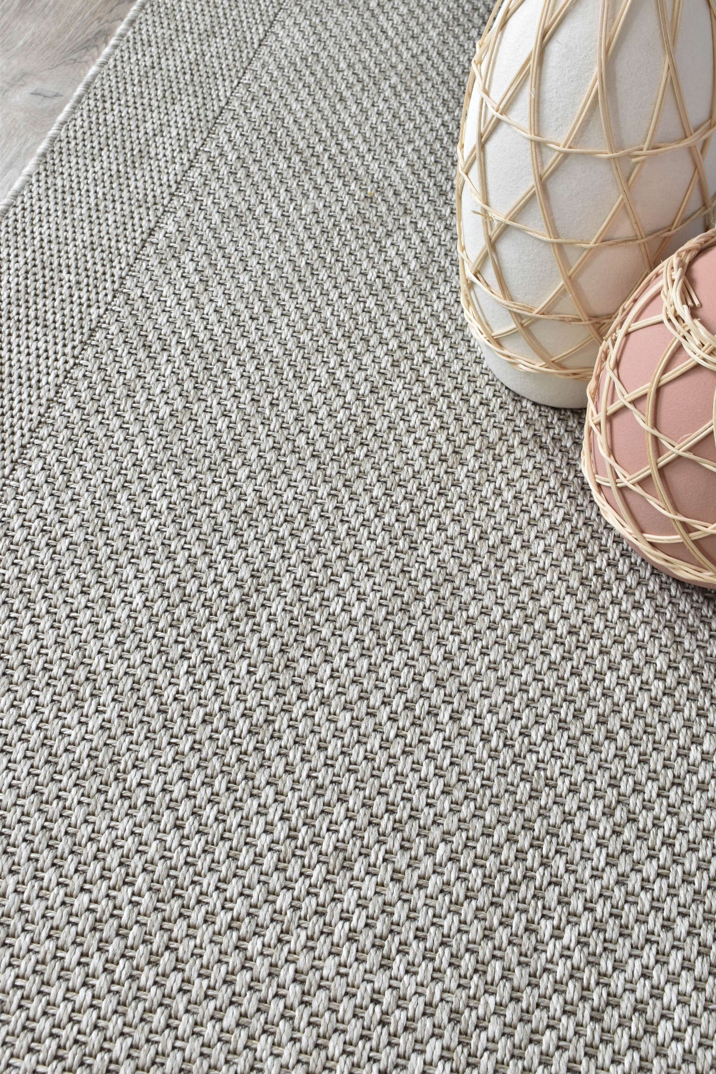 Outdoor Sisal 3900-37 Grey Rug.