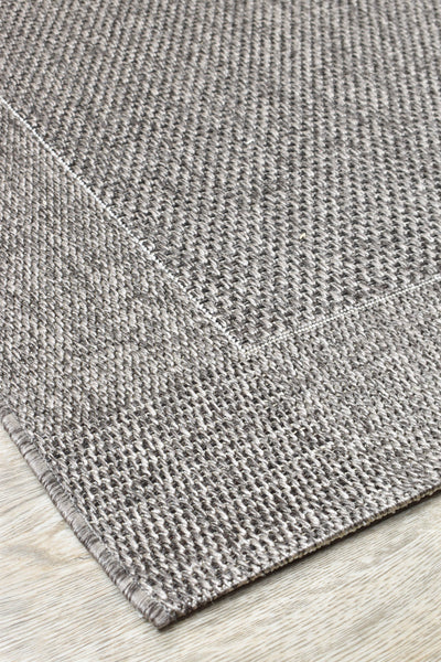 Outdoor Sisal Sisal Charcoal Rug 3900-088.