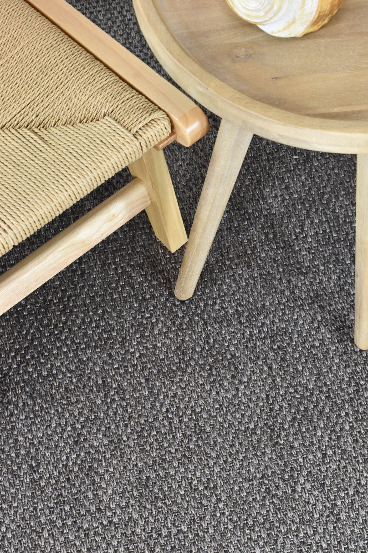 Outdoor Sisal Sisal Charcoal Rug 3900-088.