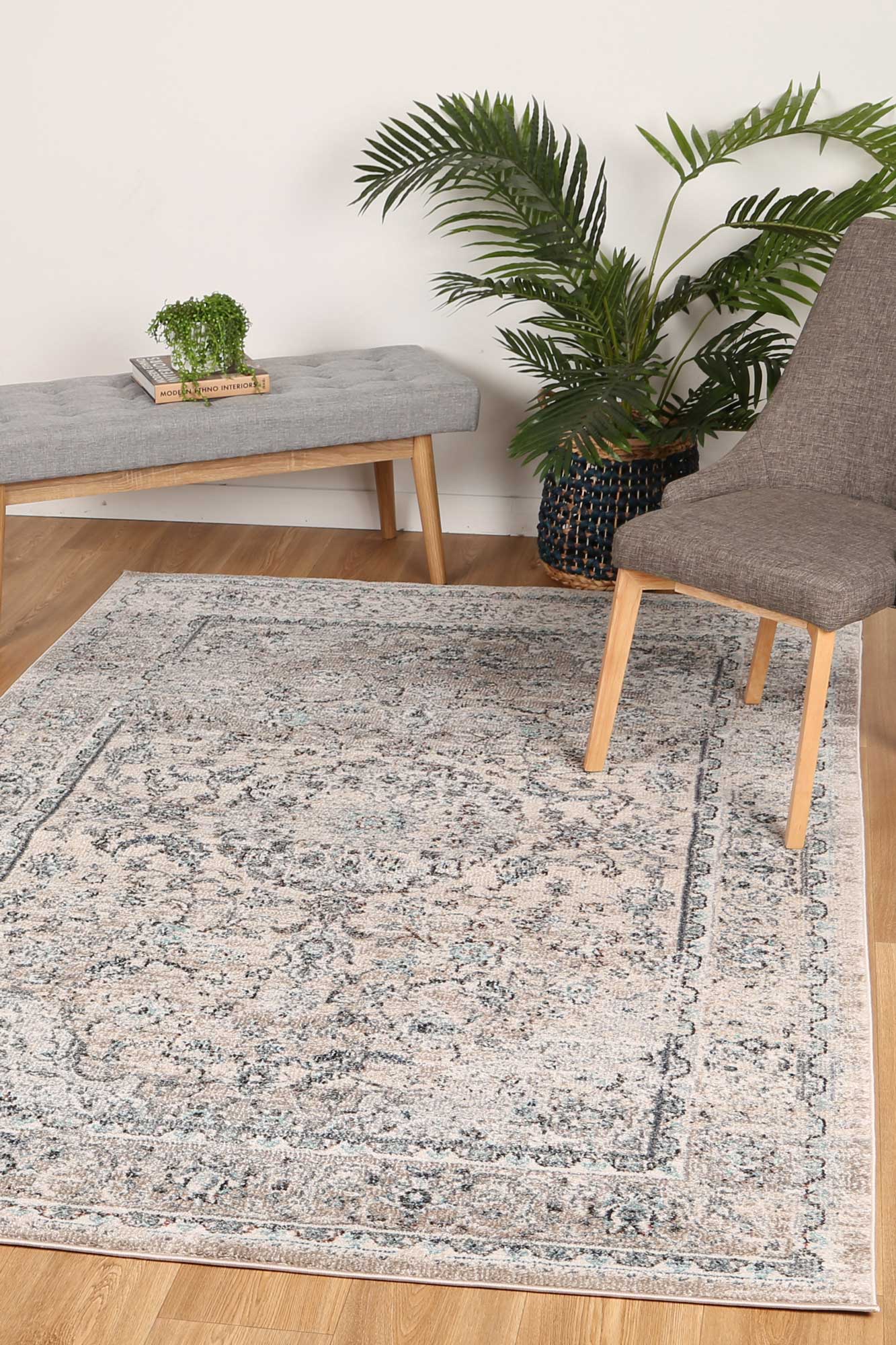 Arzu Grey Traditional Rug Brand Ventures