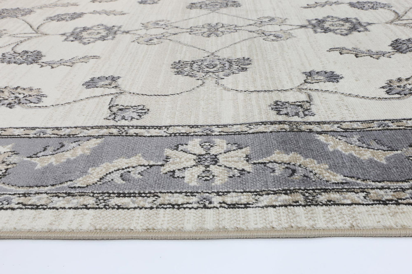 Delilah Cream Grey Oriental Rug Brand Ventures