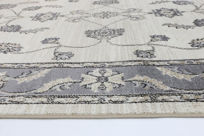 Delilah Cream Grey Oriental Rug Brand Ventures