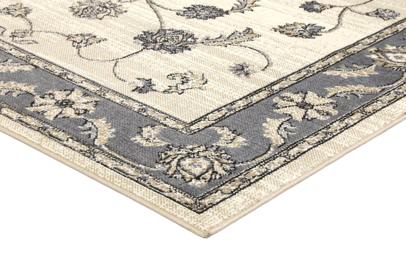 Delilah Cream Grey Oriental Rug Brand Ventures