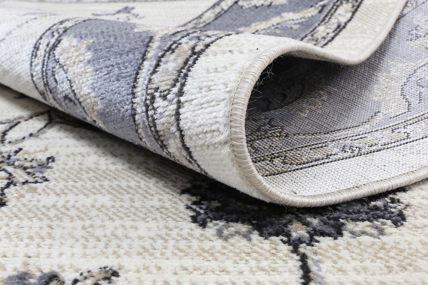 Delilah Cream Grey Oriental Rug Brand Ventures