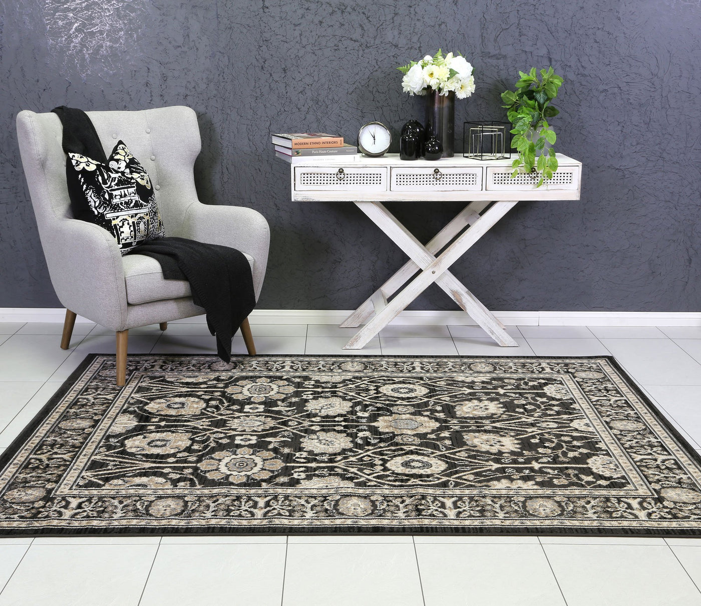 Delilah Grey Oriental Rug Brand Ventures