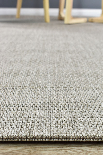 Outdoor Sisal 3900-37 Grey Rug.