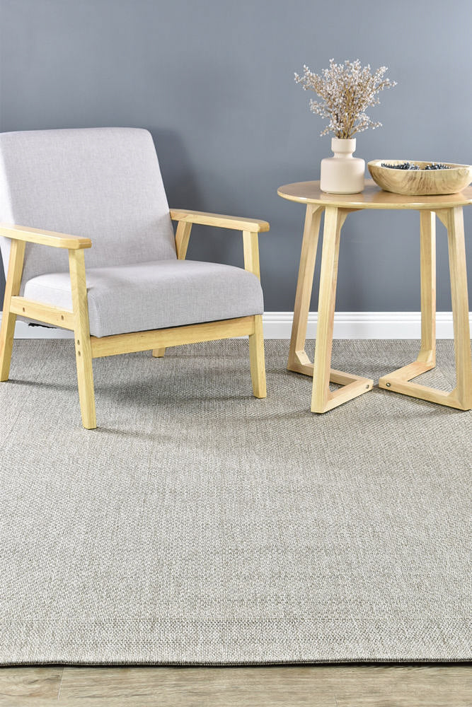 Outdoor Sisal 3900-37 Grey Rug.